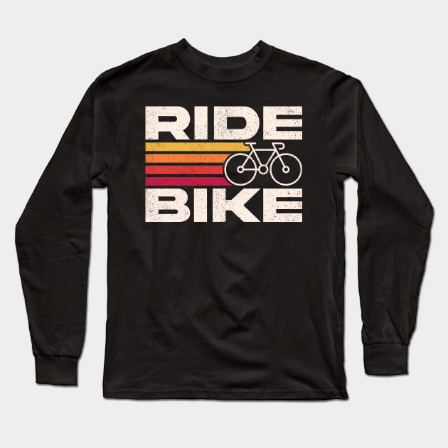 Ride Bike Long Sleeve T-Shirt by Sachpica